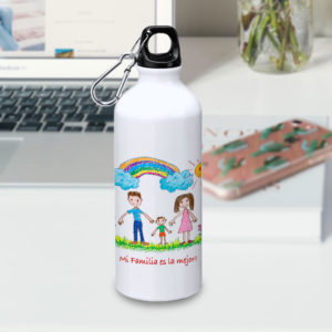 Botella Big Personalizada  con Dibujo Infantil