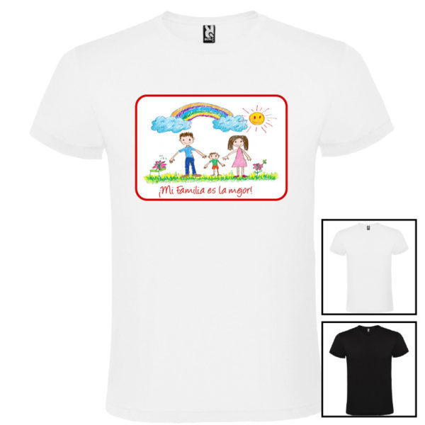 Camiseta pesonalizada con dibujo infantil