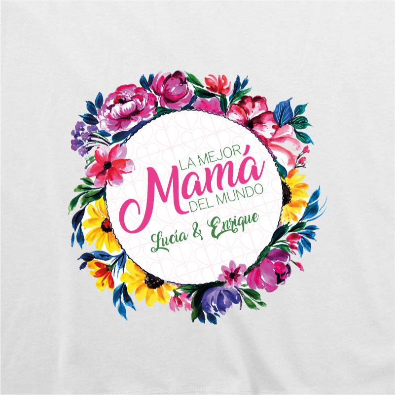 Camiseta Con Flores Camiseta Para Mama Camisetas Camisa Flores