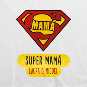 Camiseta personalizada para mamá “Super Mamá”