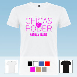 Camiseta personalizada “Chicas al poder”