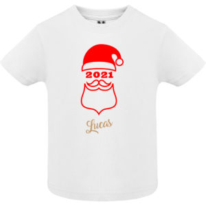 Camiseta Papá Noel – Rojo y Oro