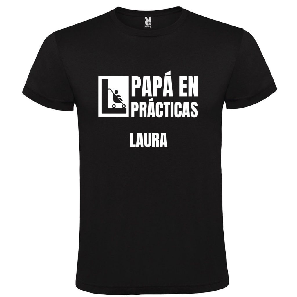Camiseta Personalizada Papá en Practicas