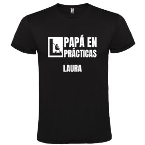 Camiseta personalizada para papá “Papá en Practicas”