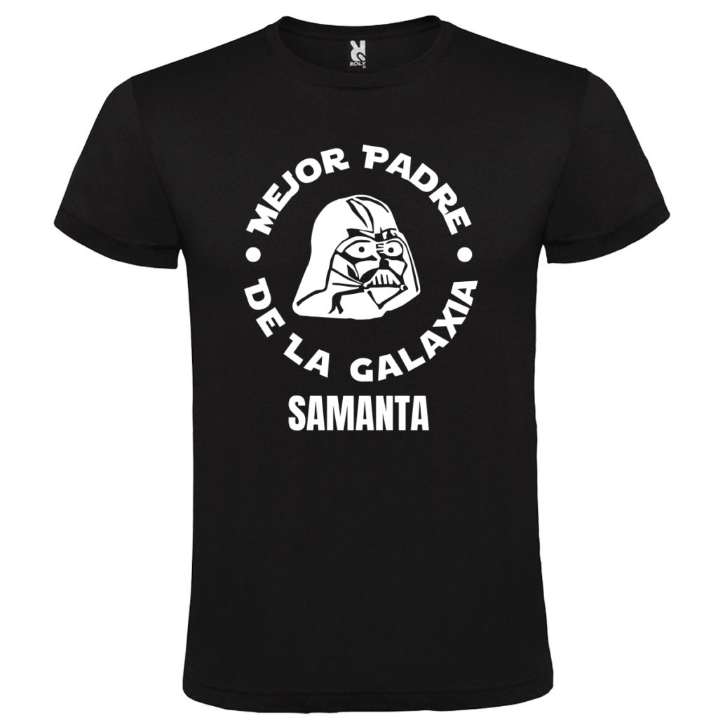 Camiseta Personalizada - El mejor Papá de la Galaxia