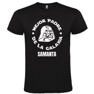 Camiseta personalizada para papá “Mejor Padre de la Galaxia”