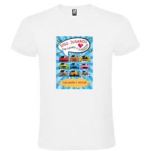 Camiseta personalizada para papá “Sigo jugando con coches”