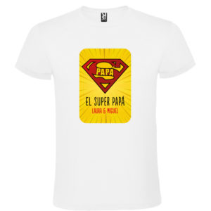 Camiseta personalizada para papá “Super Papá 2”