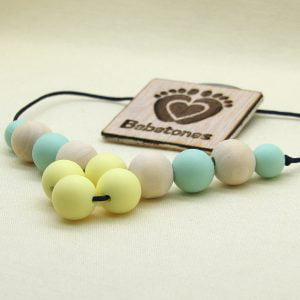 Collar de lactancia “Baby Mint” de silicona