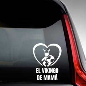 Pegatina de Vinilo Bebé a Bordo – “Vikingo”