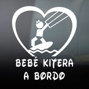Pegatina de Vinilo  “Bebé a bordo – Kitera”