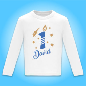 Camiseta personalizada de cumpleaños “Vela”