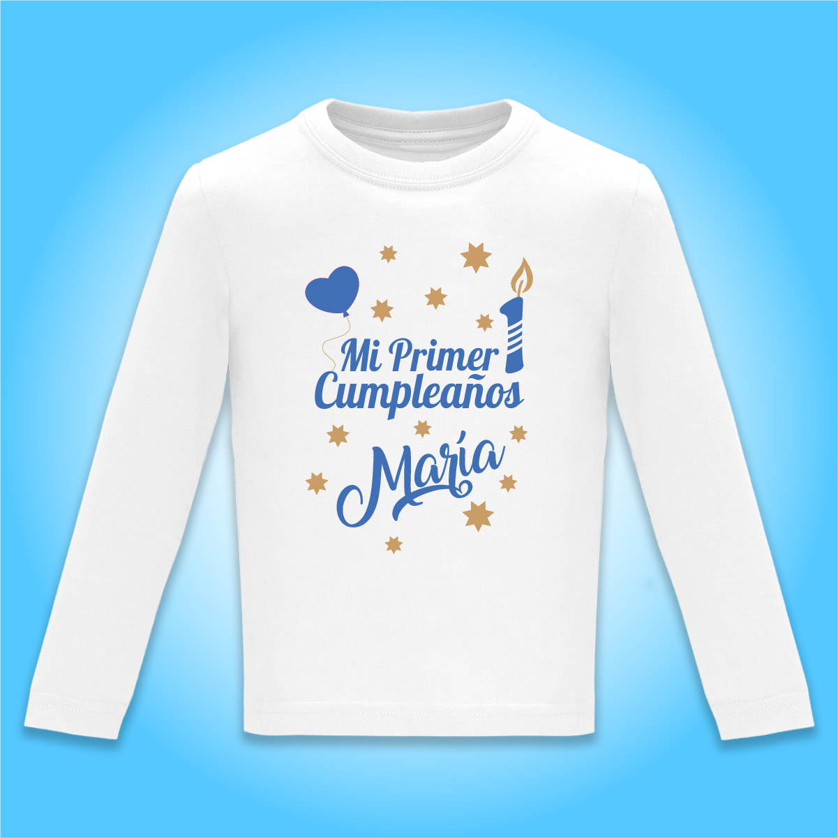 rociar Jugar con bordado Camiseta personalizada de cumpleaños "Mi Primer Cumpleaños" - Bebetones.com